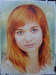 портрет девушки с красными волосами